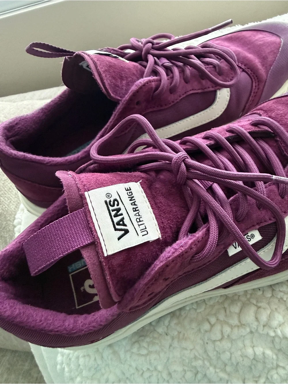 Vans Ultrarange Cold Weather Ultra Cushion Shoes Purple Men's 9.5